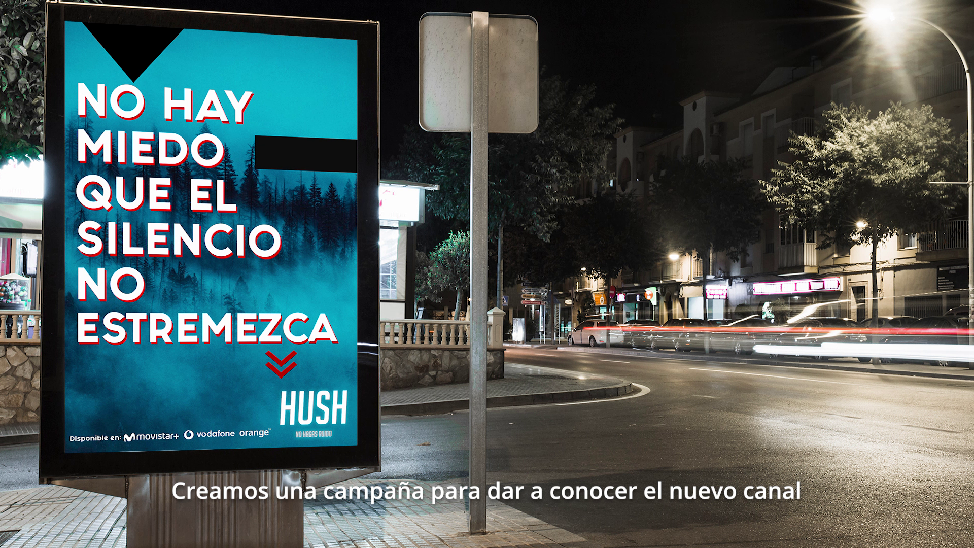 Aplicación de marca HUSH 6